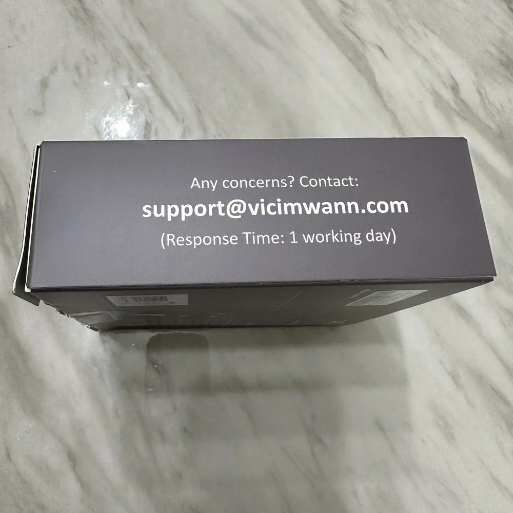 Vicimwann Wireless Mono Headset With Built In Microphone Model M98B NEW OPEN BOX